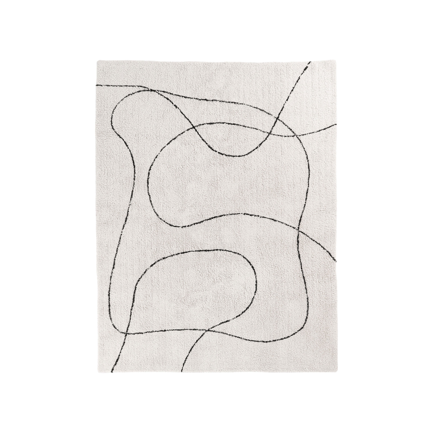 Tampa - Tapis avec formes organiques -  Beige - 160x230cm