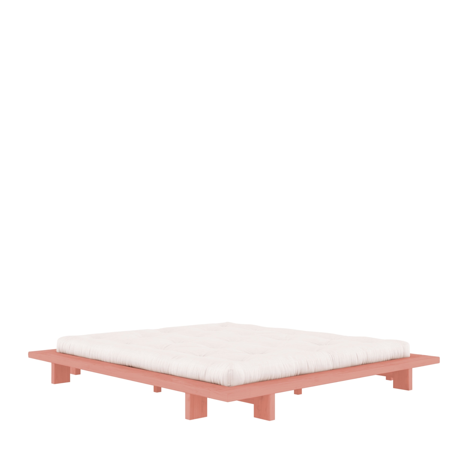 Japan - Lit en bois 180x200cm - Rose