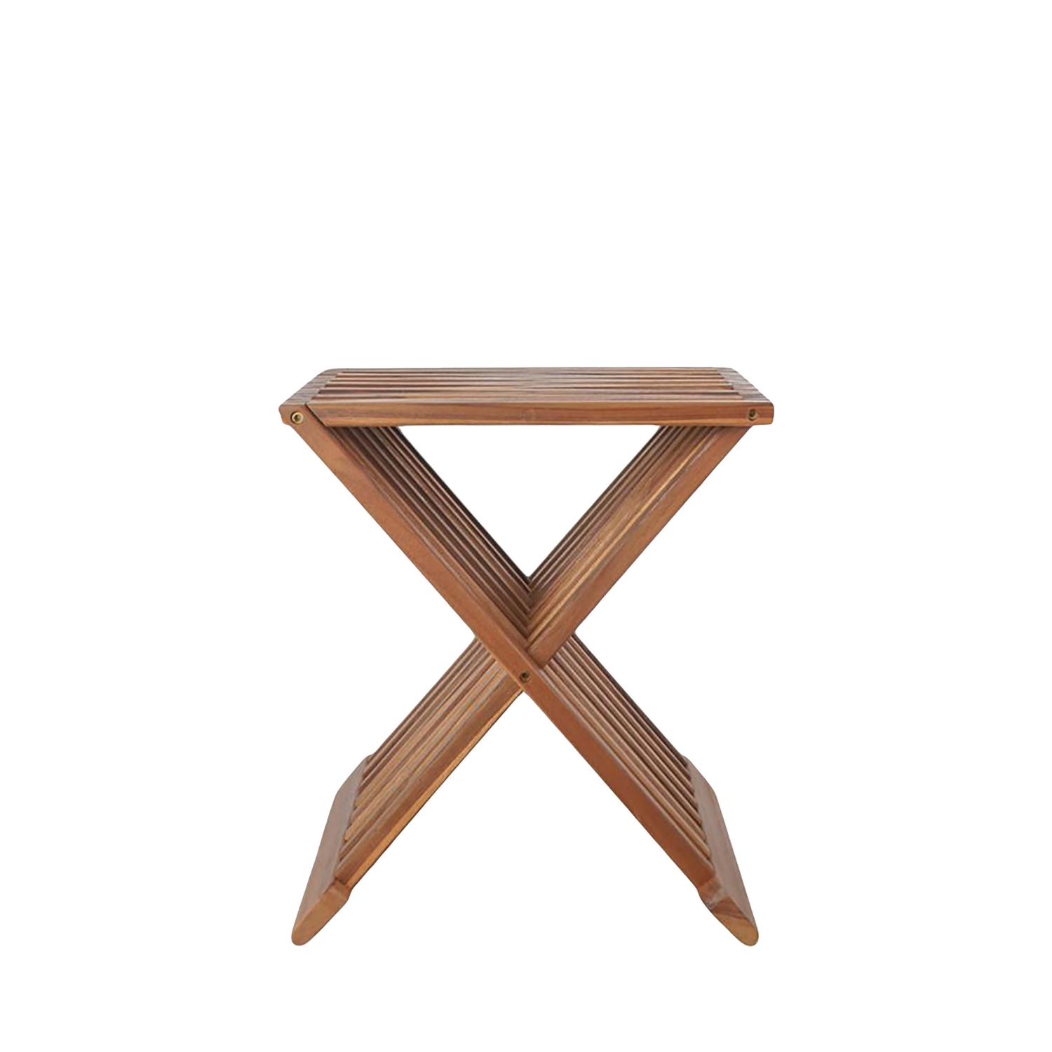 Erto - Tabouret en teck H45cm - Naturel