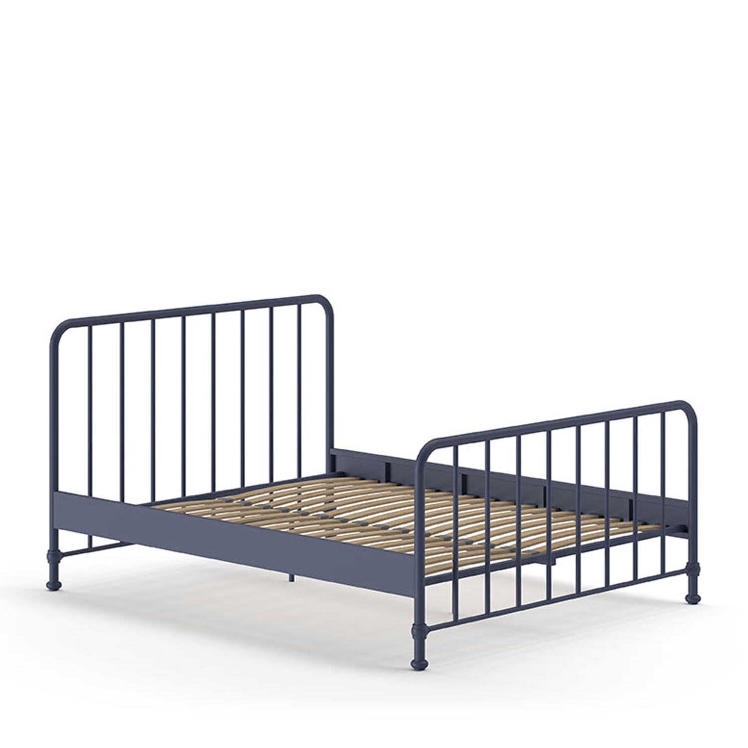 Atticora - Lit en métal 160x200cm - Bleu