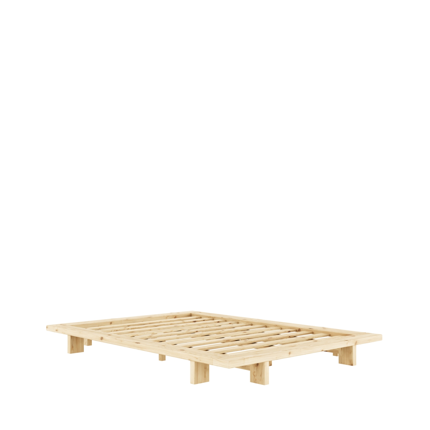 Japan - Lit en bois 140x200cm - Bois clair