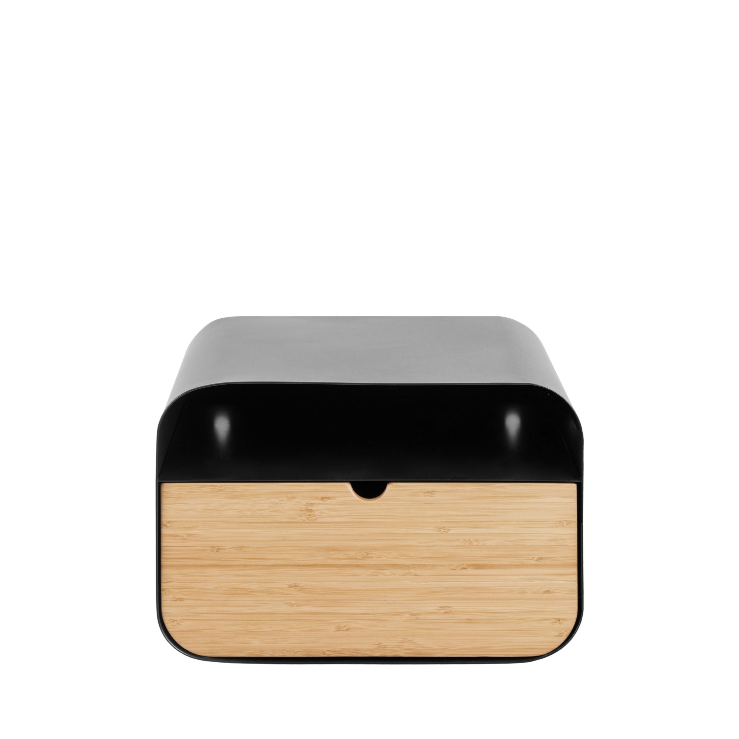 Theretra - Table de chevet murale en métal - Noir