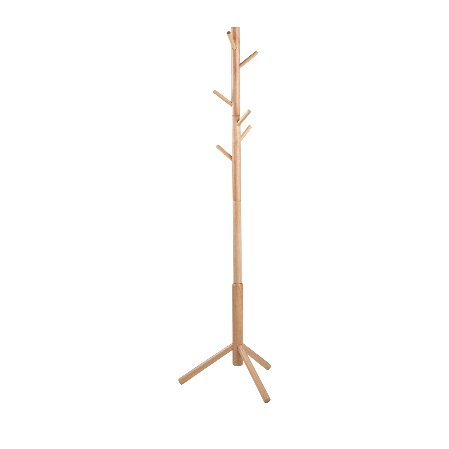Hooky - Porte-manteaux en bois H176cm - Bois clair
