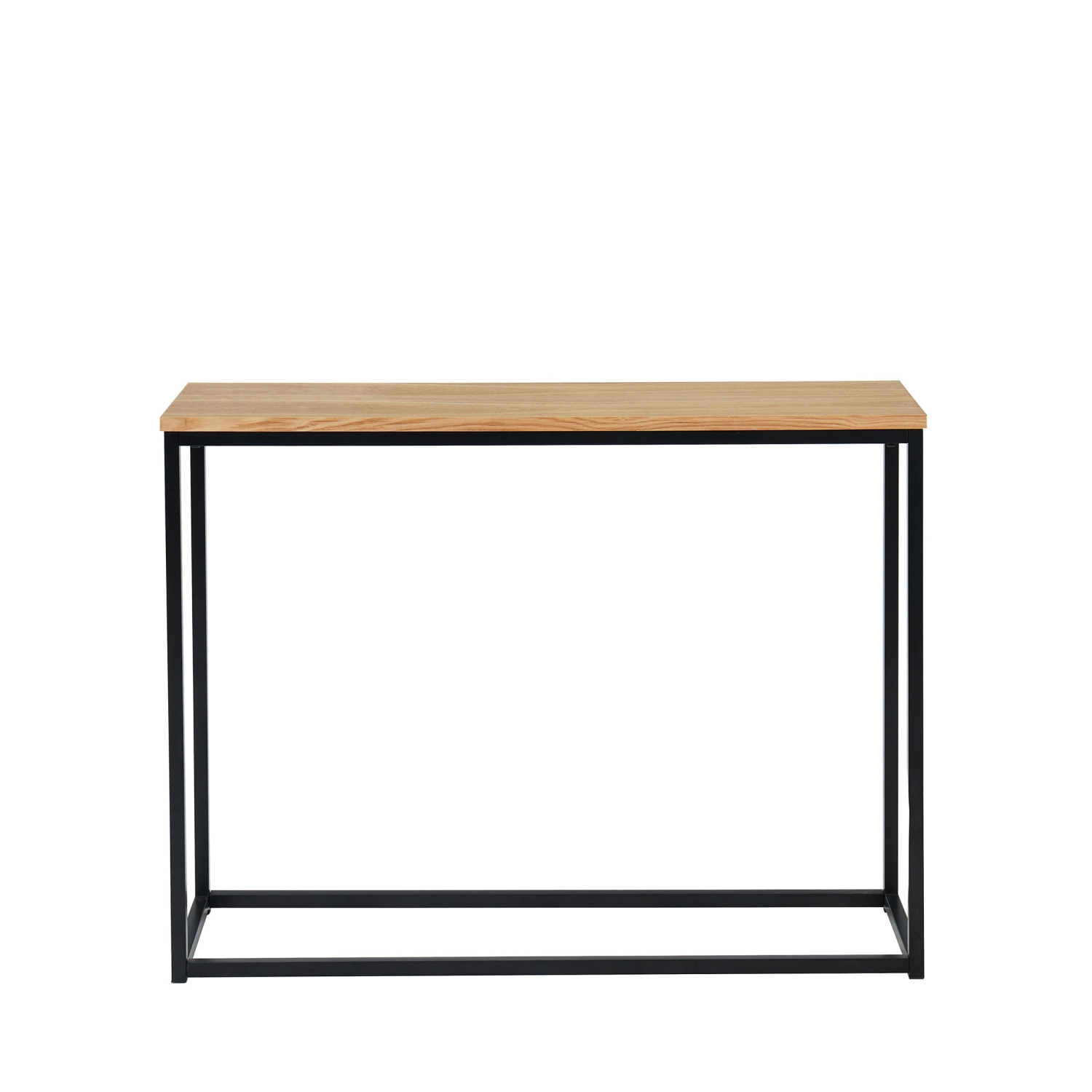 Ivica - Console en bois et métal - Bois clair