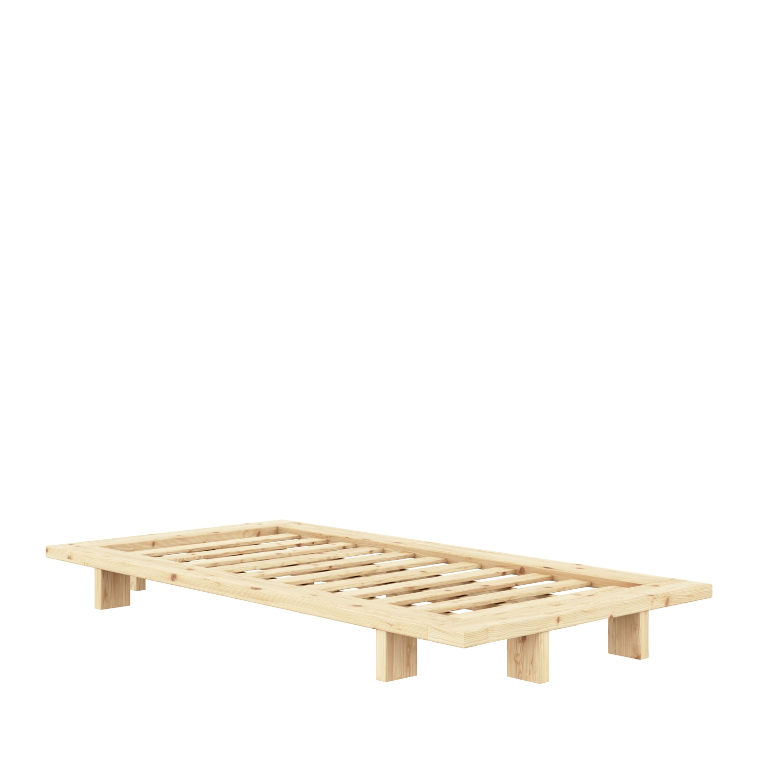 Japan - Lit en bois 90x200cm - Bois clair