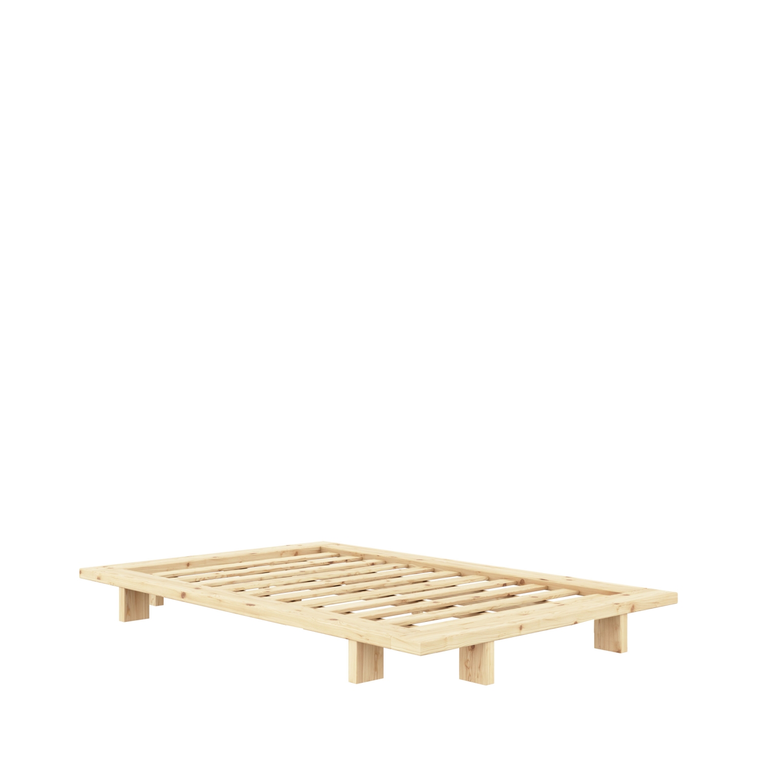 Japan - Lit en bois 120x200cm - Bois clair