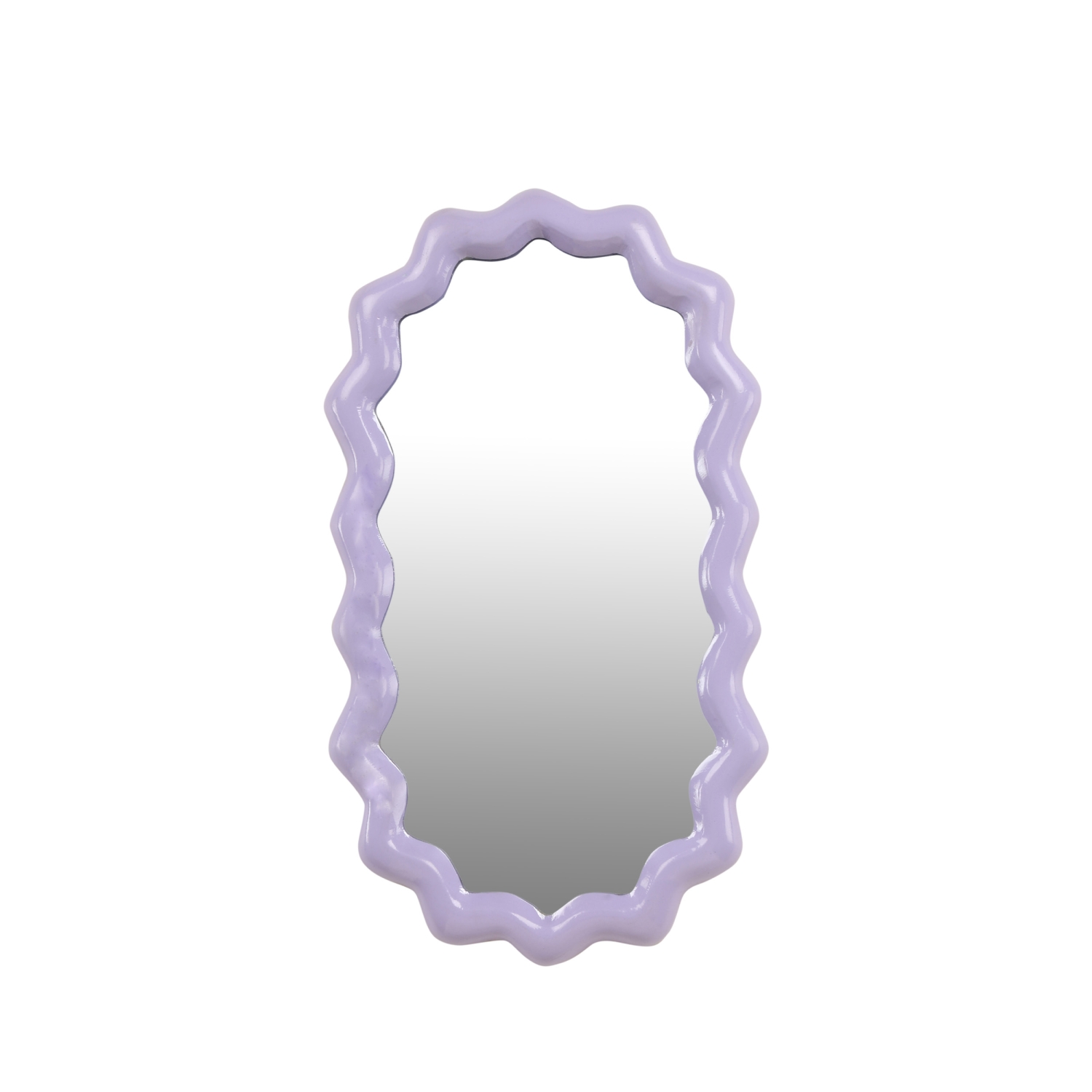 Viena - Miroir ovale 20x35cm - Lilas