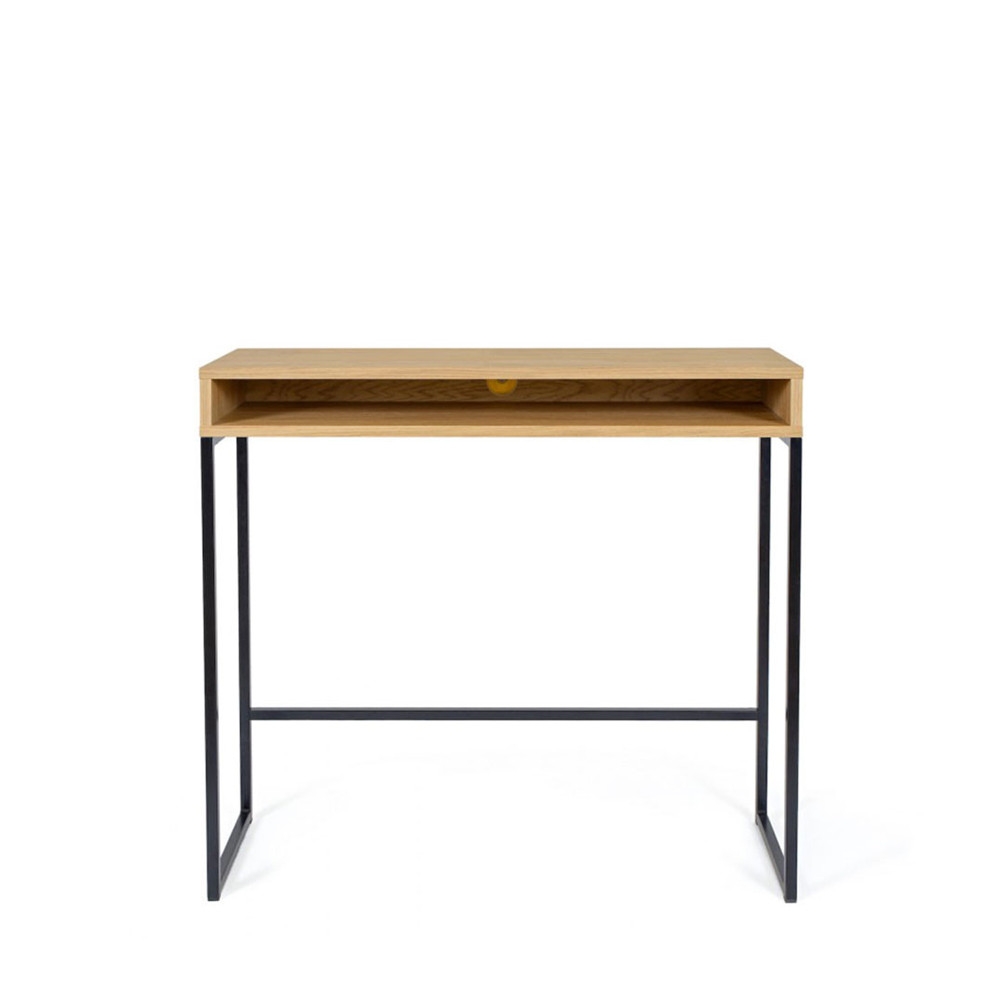 Frame - Console bureau en bois et métal L100cm - Bois clair
