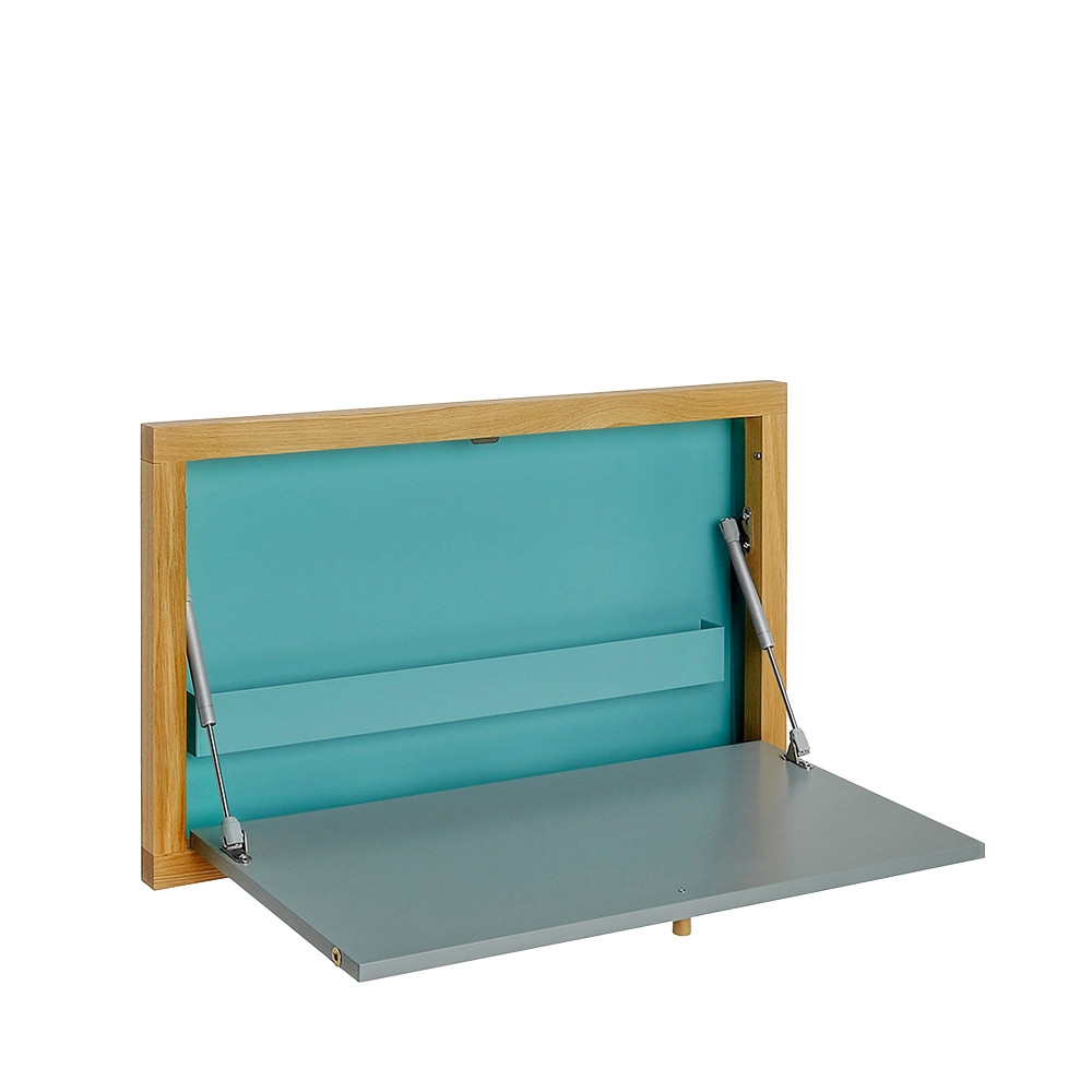 Brenta - Bureau mural contemporain - Turquoise