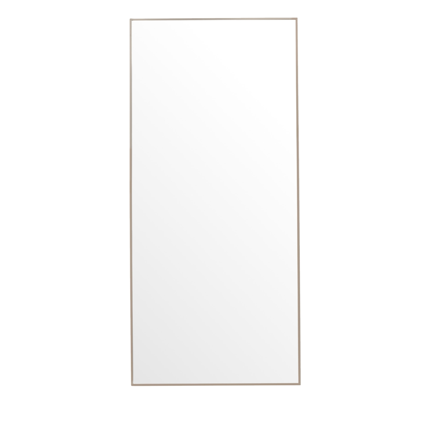 Orlando - Miroir rectangulaire en aluminium 85x190cm - Beige