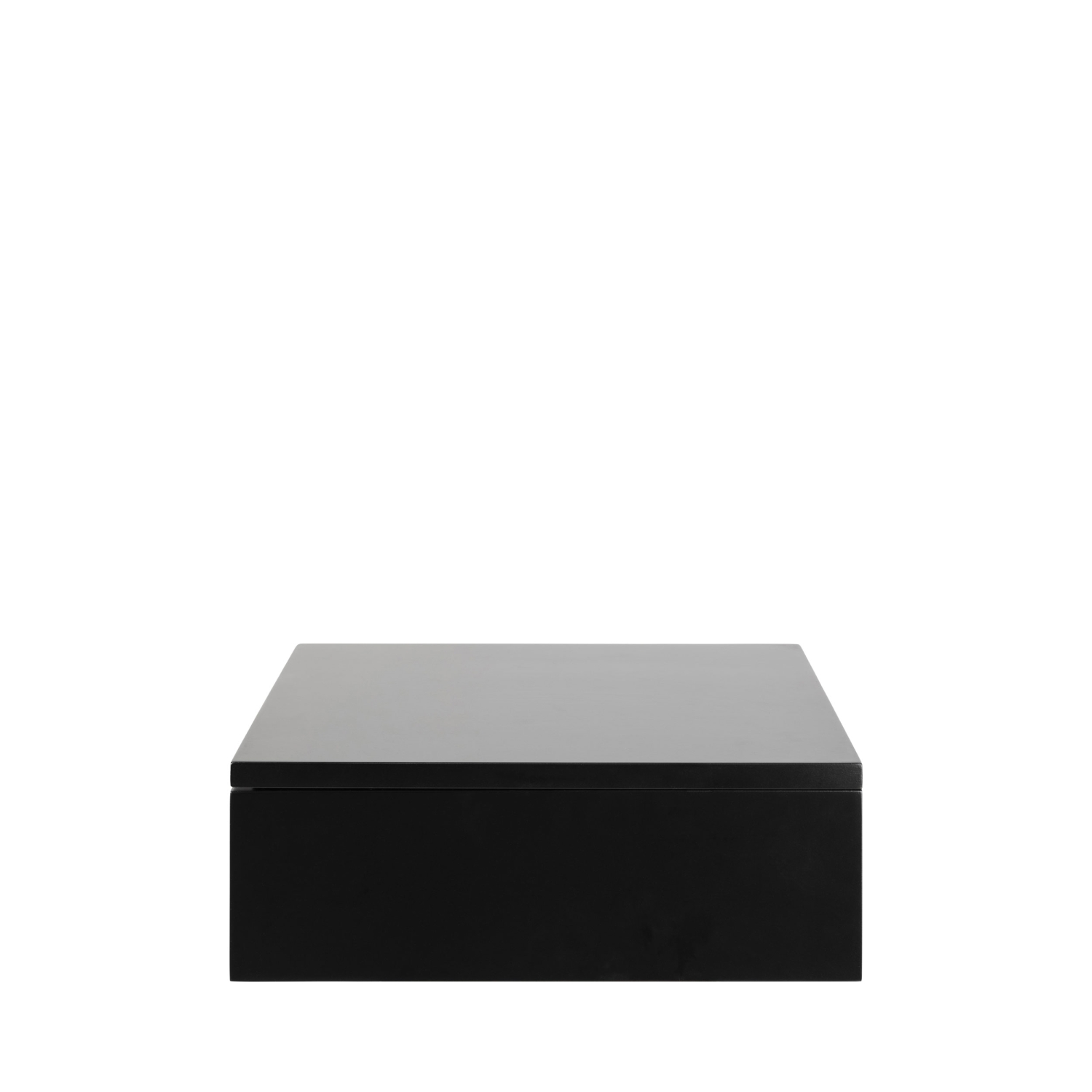 Puerto - Table de chevet murale 1 tiroir en bois - Noir