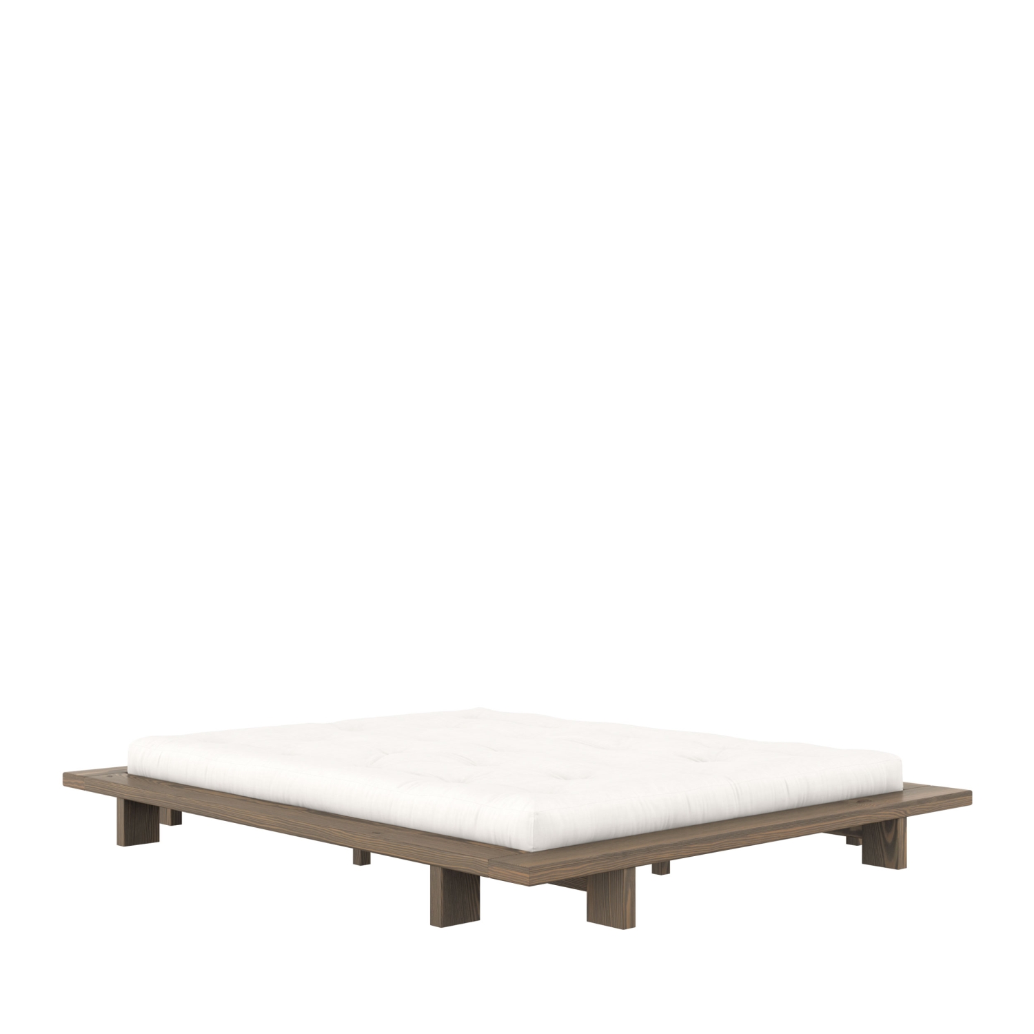 Japan - Lit en bois 160x200cm - Bois foncé