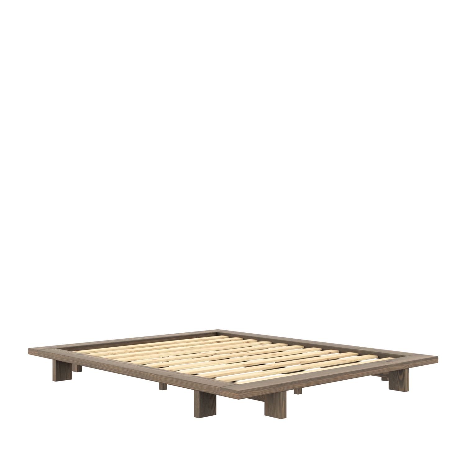 Japan - Lit en bois 180x200cm - Bois foncé