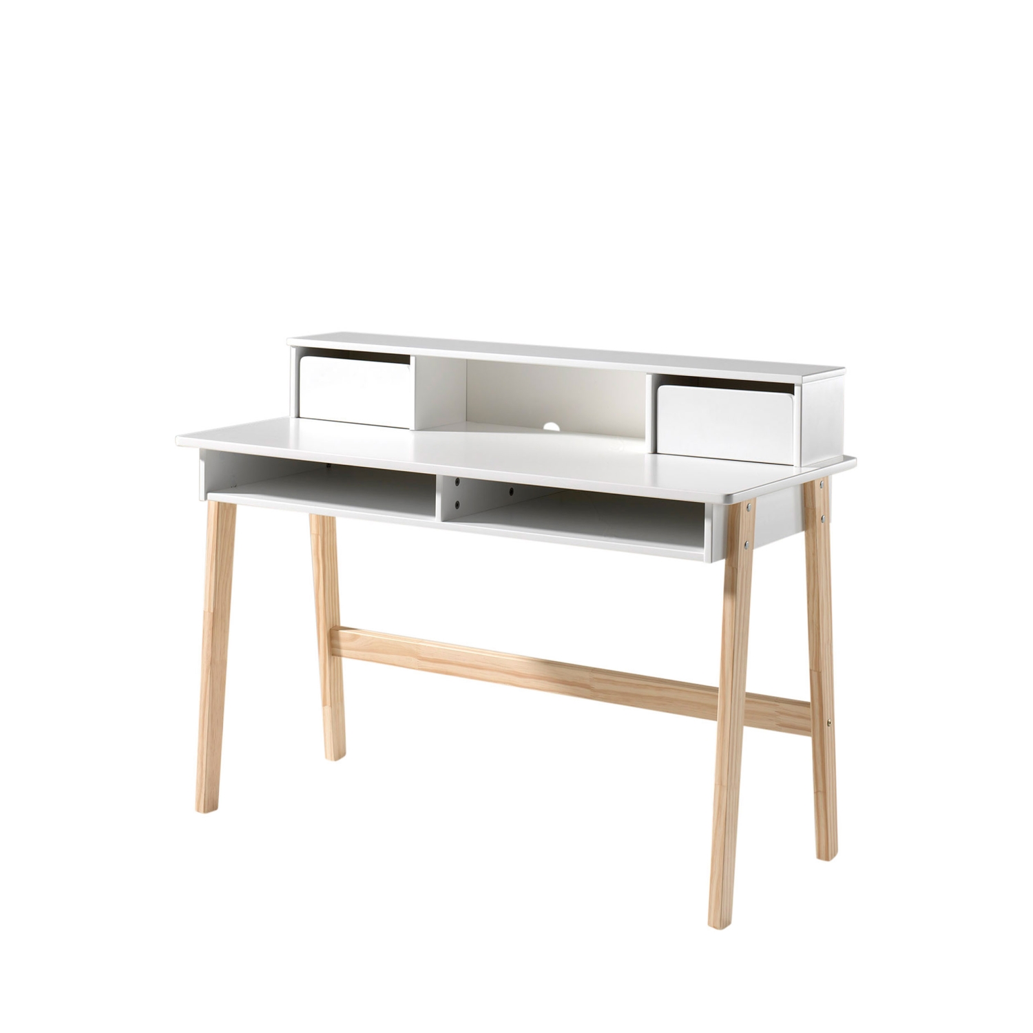 Aulia - Bureau enfant en bois - Blanc