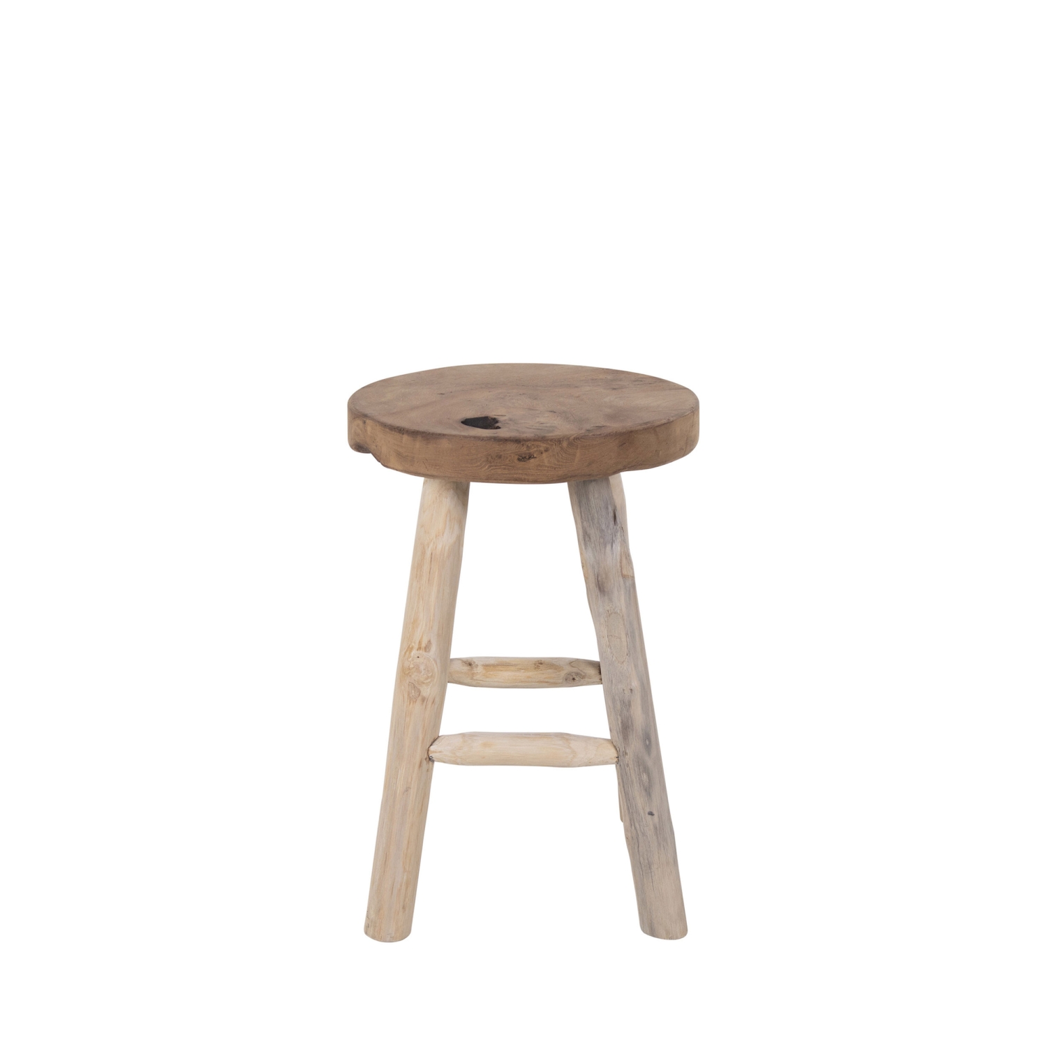 Badia - Tabouret en teck H45cm - Naturel