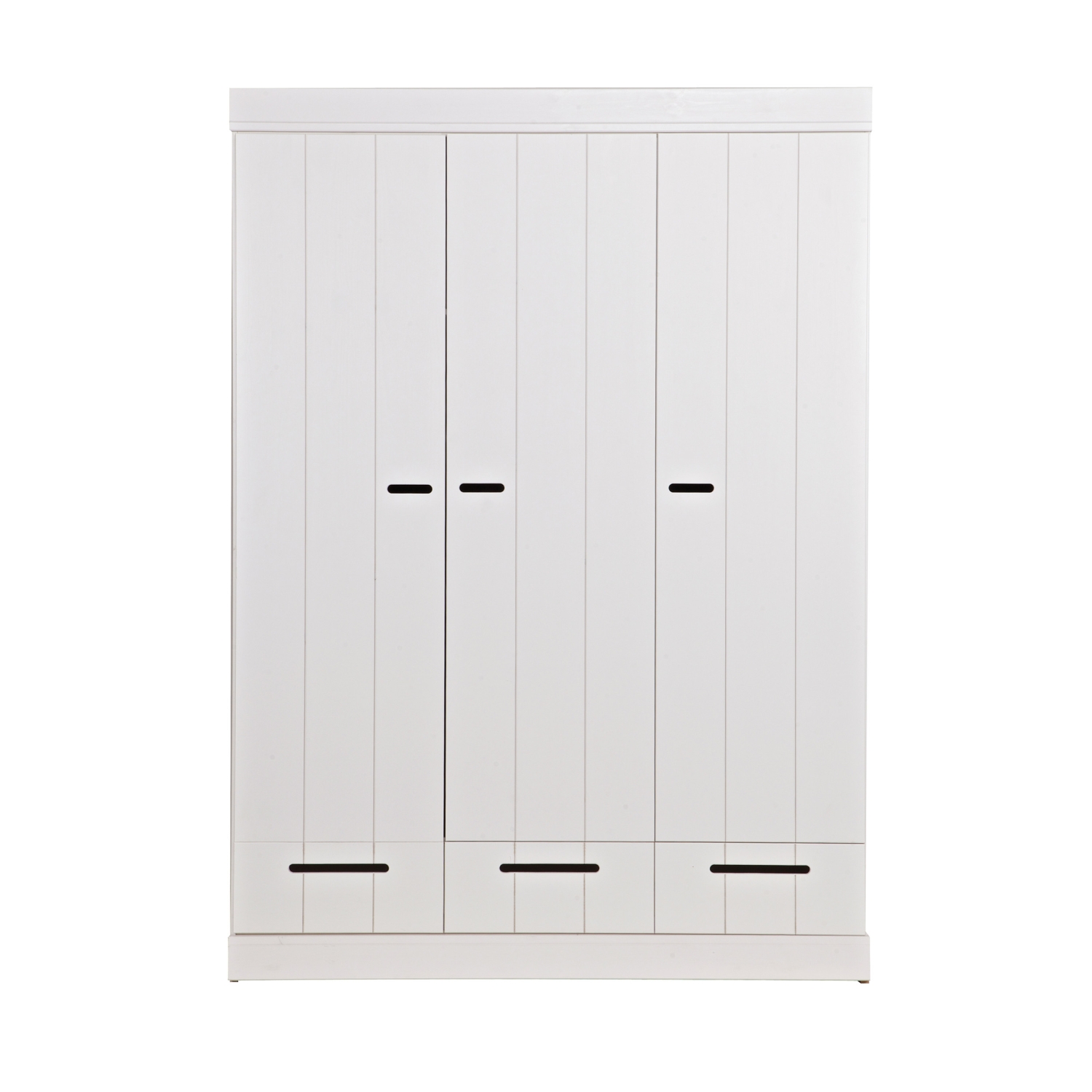 Connect - Armoire vestiaire 3 portes / 3 tiroirs - Blanc