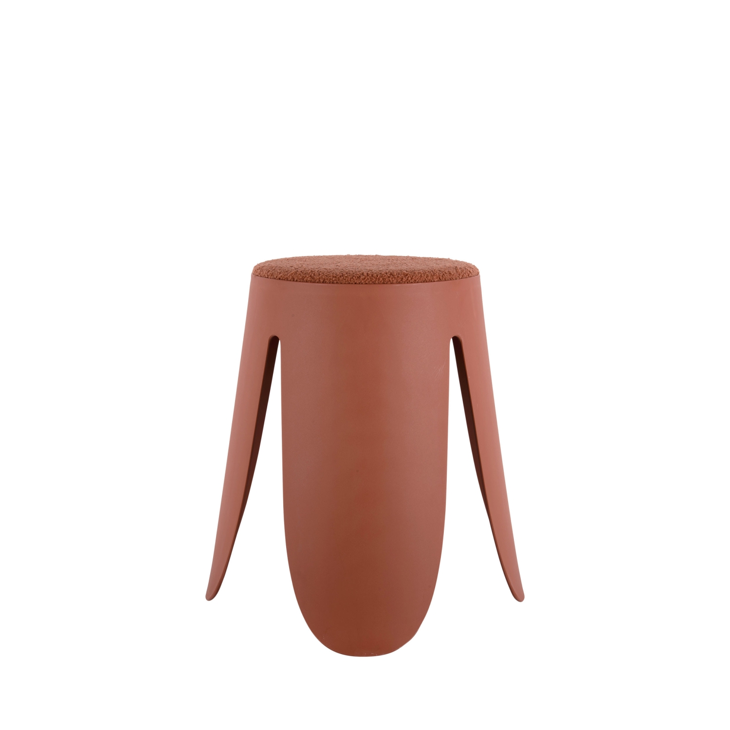 Savor - Tabouret en plastique H46cm - Rouge brique