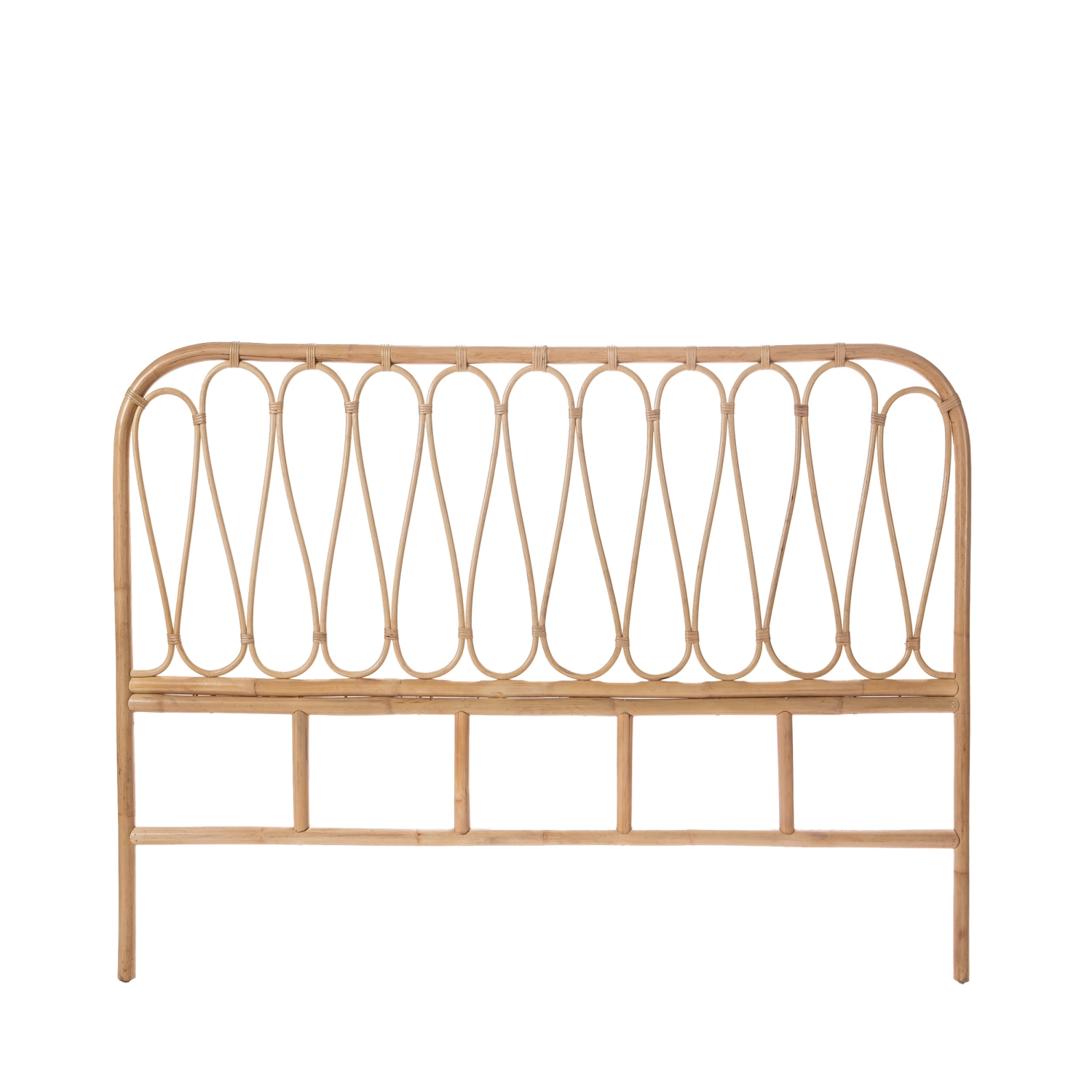 Atilan - Tête de lit en rotin 148cm - Naturel