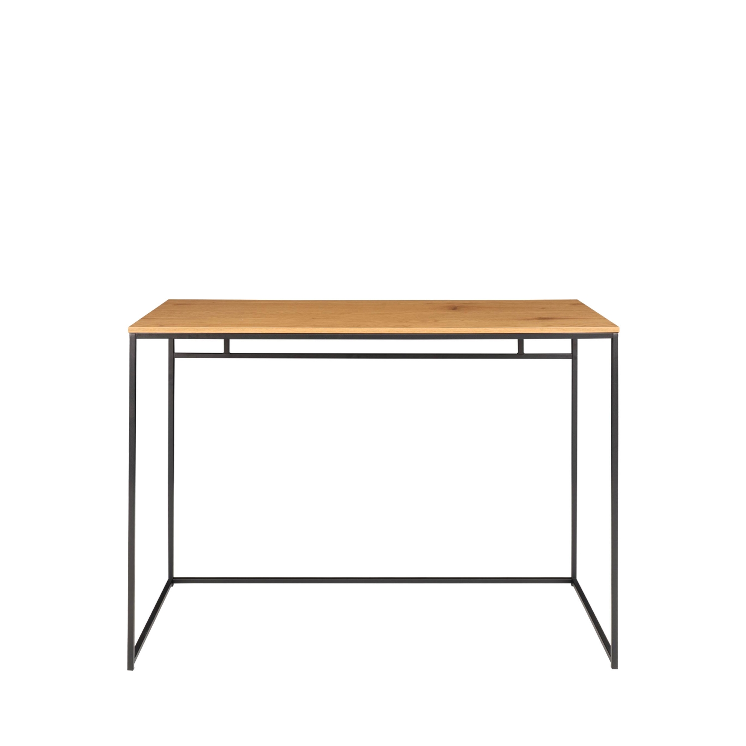 Vita - Bureau en bois et métal L100cm - Bois clair