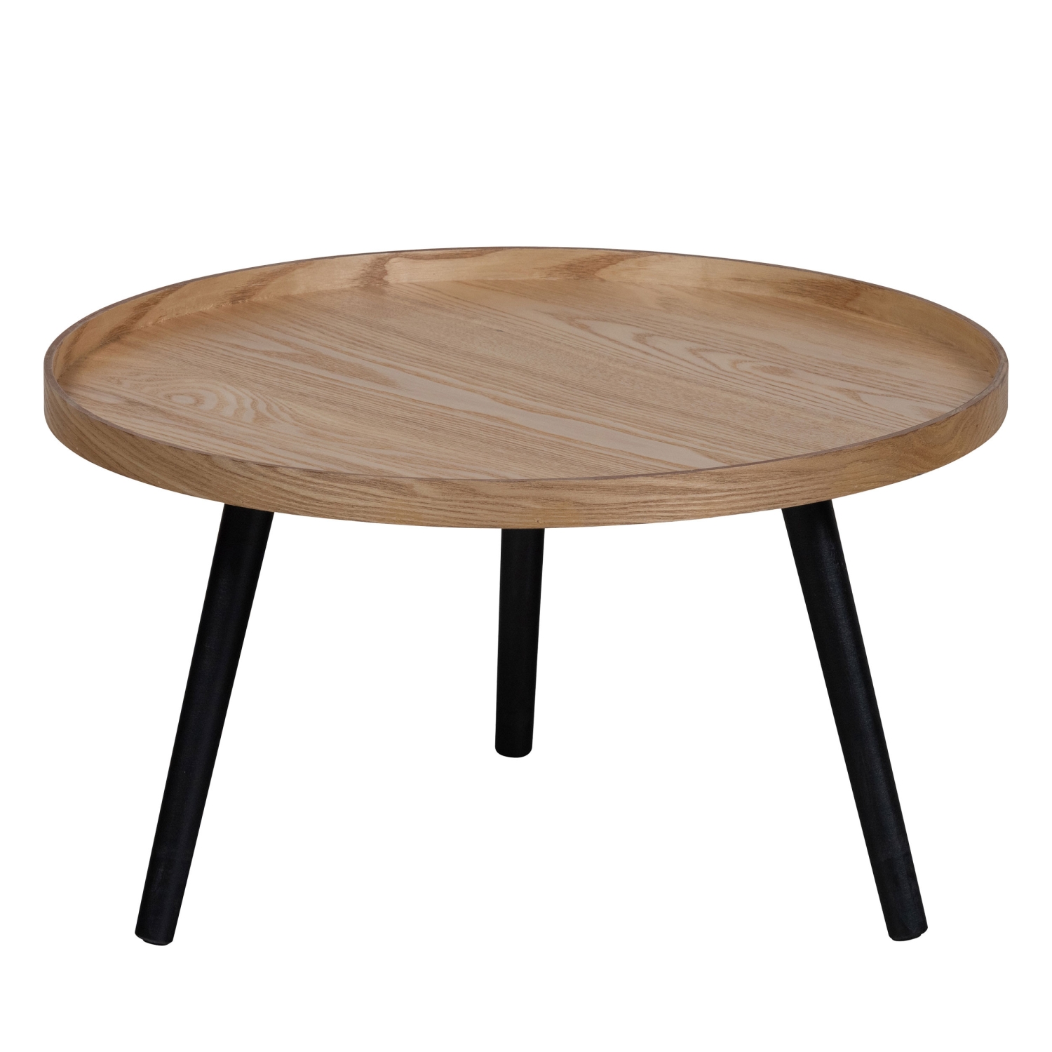 Mesa - Table d'appoint ronde bois ø60cm - Bois clair