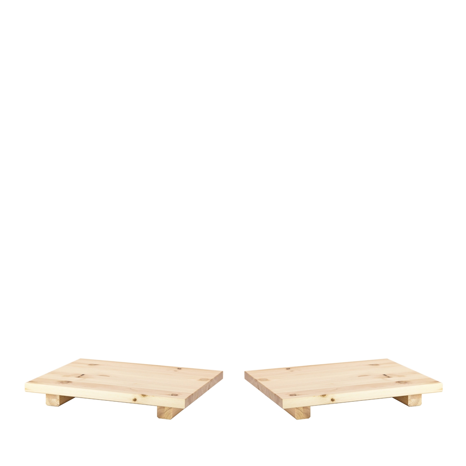Dock - 2 tables de chevet en bois - Naturel