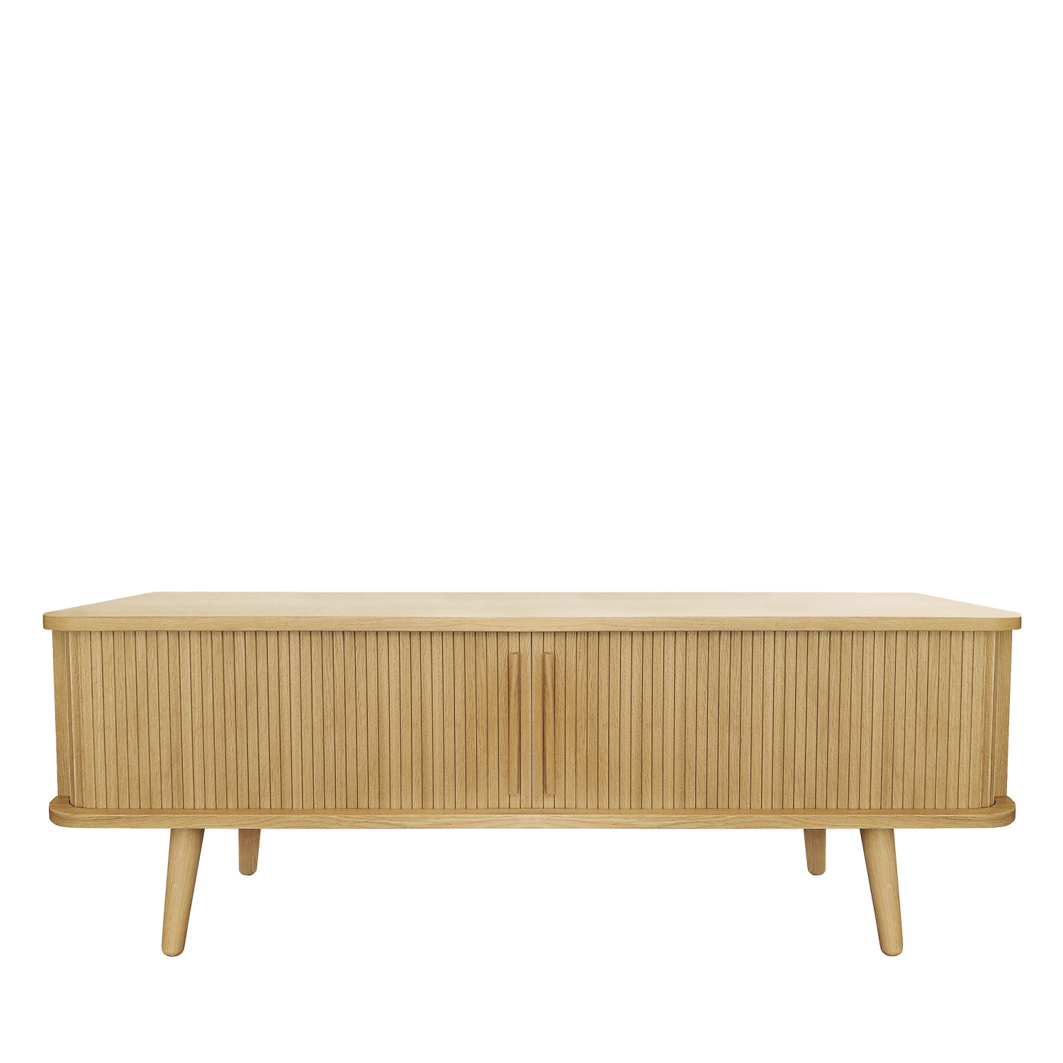 Rove  - Meuble TV en bois L138xH49,5cm - Bois clair