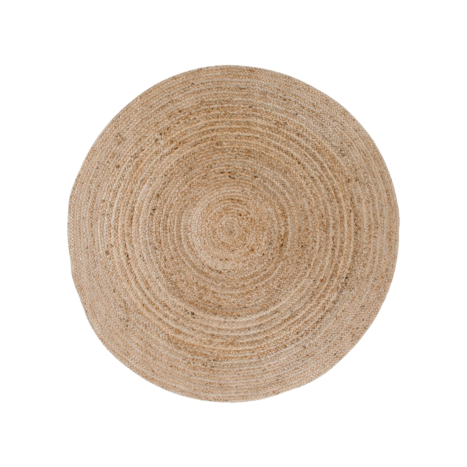 Bombay II - Tapis rond en jute -  Naturel - 150x150cm
