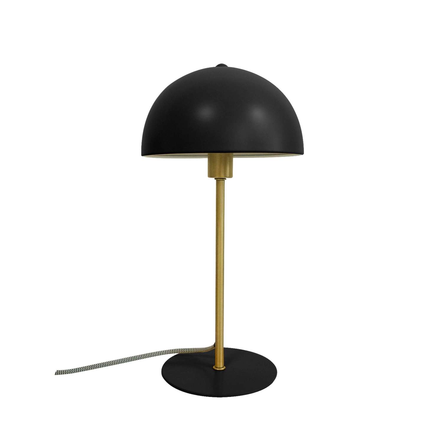 Bonnet - Lampe à poser champignon en métal - Noir