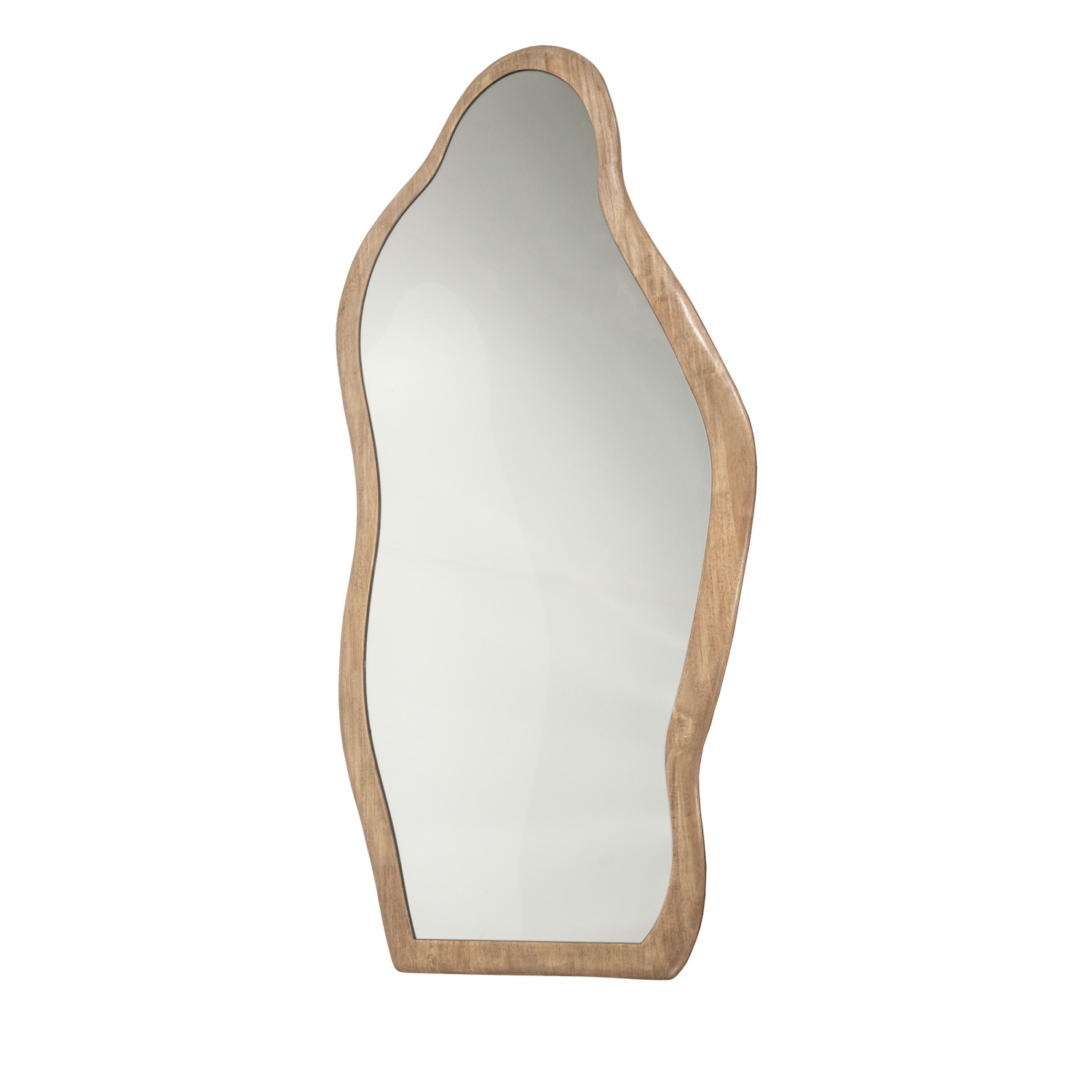 Laban - Miroir organique en bois 180x72cm - Bois clair