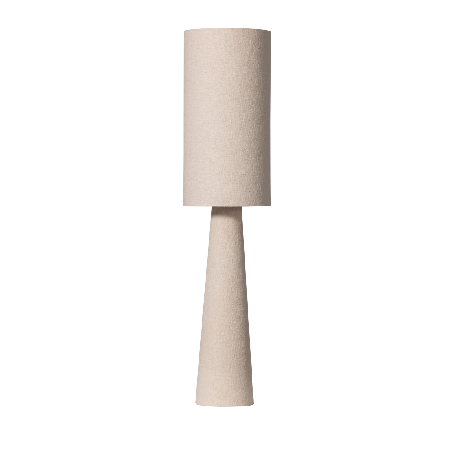 Loft - Lampadaire en tissu bouclette H130cm - Beige