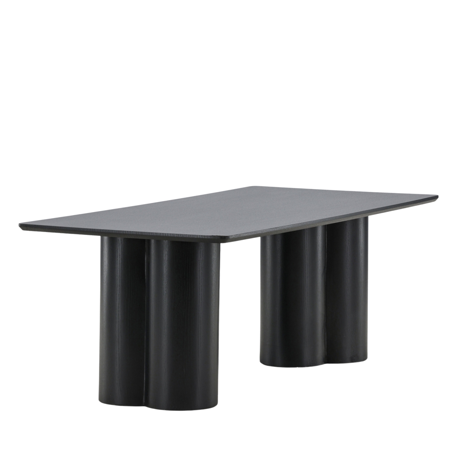 Olivia - Table basse en bois 120x60cm - Noir