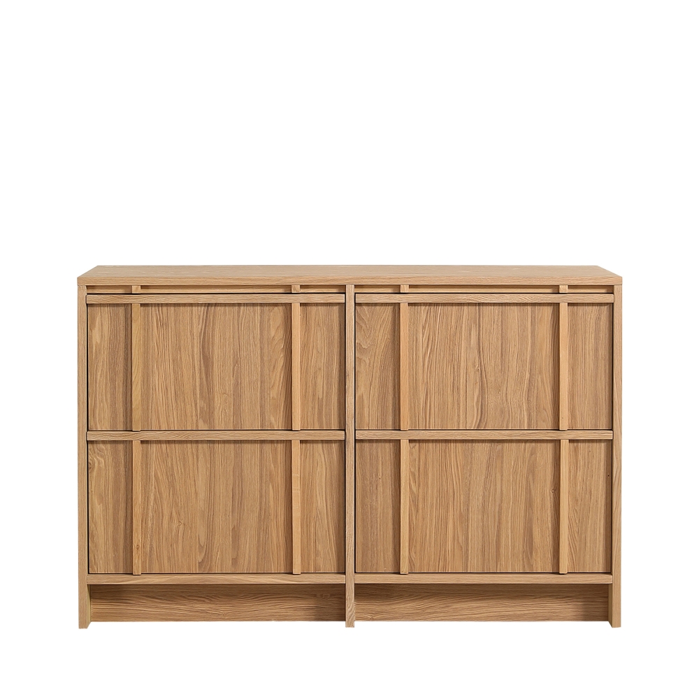 Tori - Meuble de salle de bain 2 vasques en bois  - Bois clair