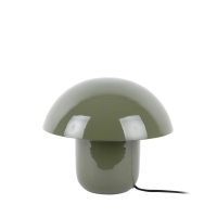 Fat Mushroom - Lampe à poser champignon en métal - Vert kaki