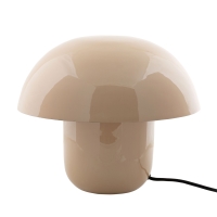 Fat Mushroom - Lampe à poser champignon en métal - Beige