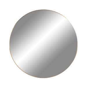 Jersey - Miroir rond en métal ø100cm - Laiton