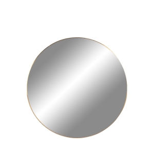 Jersey - Miroir rond en métal ø40cm - Laiton