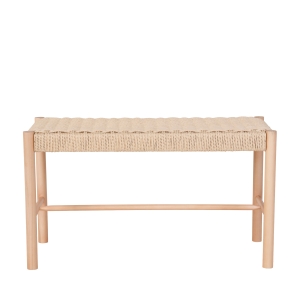 Abano - Banc en bois et corde tressée L80cm