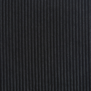 Nalon - Lot de 2 chaises en velours côtelé et métal - Noir