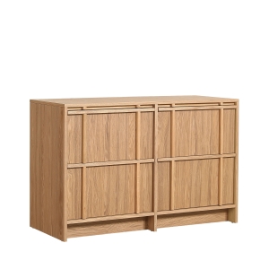 Tori - Meuble de salle de bain 2 vasques en bois  - Bois clair