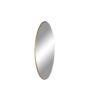 Jersey - Miroir rond en métal ø40cm - Laiton