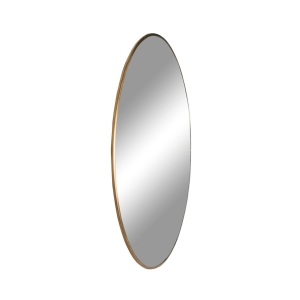 Jersey - Miroir rond en métal ø100cm - Laiton